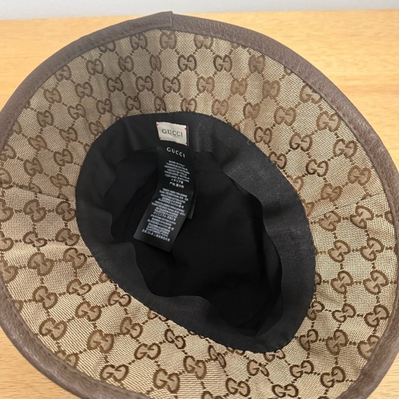 Beige Monogram Wide Brim Hat - Picture 3 of 3